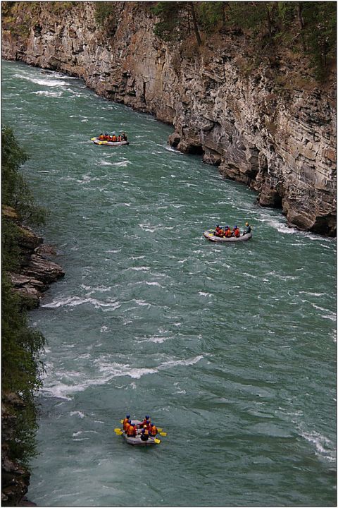 Rafting na řece Sjoa v Norsku