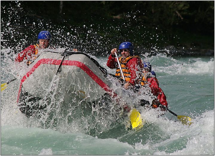 Rafting na řece Sjoa