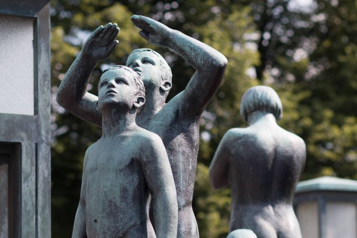 Oslo - sochy Gustava Vigelanda