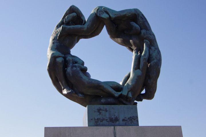 Oslo - sochy Gustava Vigelanda