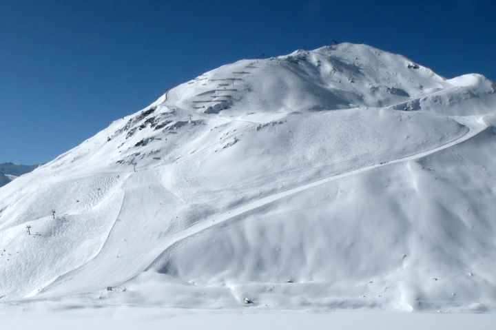Rifflsee - lyžování a snowboarding