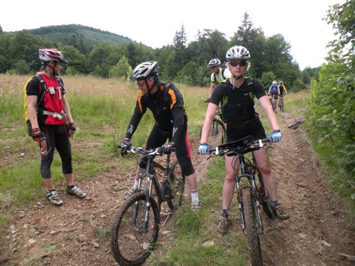 Cyklistika pod poloninou Runa