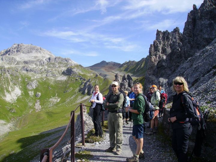 Turistika ve švýcarských Alpách
