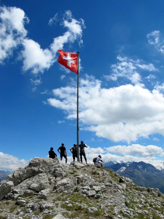 Turistika v okolí Davosu a St. Moritz