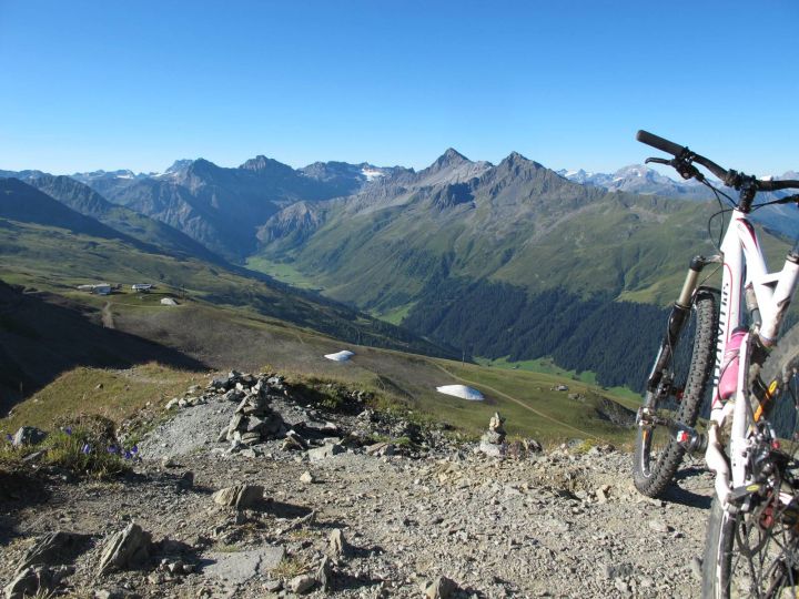 MTB ve Švýcarsku - Davos