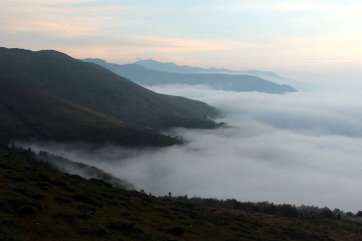 Večerní atmosféra hor
